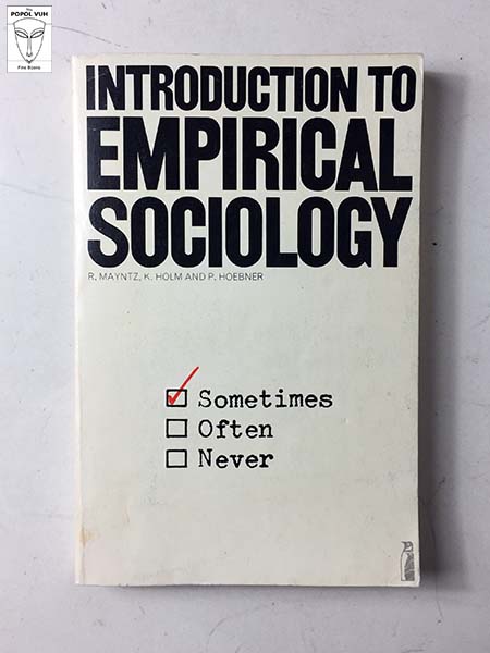 Renate Mayntz - Introduction To Empirical Sociology